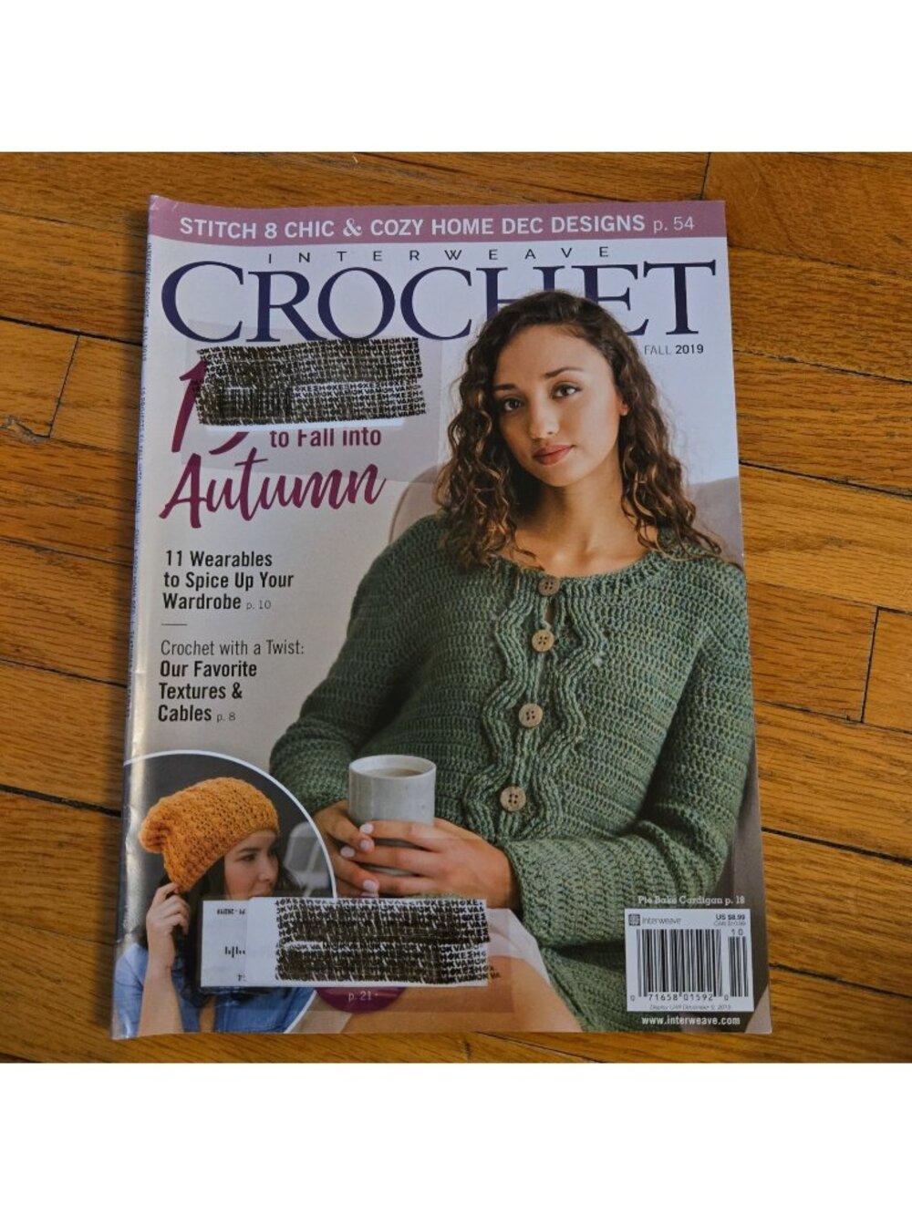 Interweave Crochet Magazine Fall 2019 Wheatfield Cabled Capelet